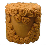 Roses Pillar Candle Mould for Wedding Valentine's Decoration R0373