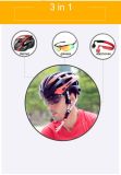 Super Cool in-Mold Sports Bicycle Helmets with Wind Glasses