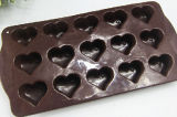 15 Heart Shape Silicone Chocolate Cake Mould