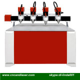 Advertising CNC Router Machine with 4 Head