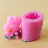 Love Heart Silicone Candle Mould for Wedding Decoration Valentine's Day Hot Sale Candle Molds Lz0137