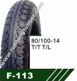 Qingdao Motorcycle Tire and Tube with Top Quality (80/100-14)