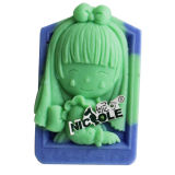 R1426 2015 New Design Baby Girl Handmade Silicone Soap Mold