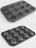 6cups Silicone /Carbon Cake Moulds for Baking