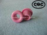 Pink 95% Alumina Ceramic Eyelet Part for Textile Machinery