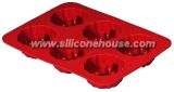 Silicone Bake Mould - 6 Cup Bundt Pan (S042)