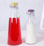 Empty Beverage Bottle/Ceramic Lid Drinking Bottle /Glass Container