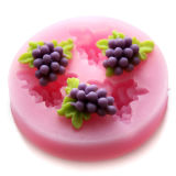 F0516 Grape Shape Silicone Fondant Mold Fruit Silicon Mould for Cake Decoration