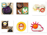 New Trend FDA Grade Silicone Fried Oven Poacher Pancake Ring, Silicone Fried Egg Mould, Silicone Fried Egg Tool