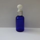 Blue Essential Oil Glass Bottle with Dropper