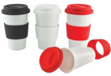 Thermal Porcelain Cup With Silicone Lid