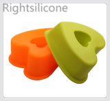 High Quality Heart Shape Silicone Cake Pan Baking Moulds