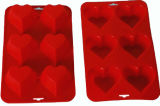 Silicone Heart Moulds for Ice Cream