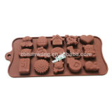 Animal Shape Silicone Chocolate Mold Tray Chocolate Molds Carton Chocolate Mold B0183