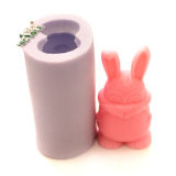 R0454 Silicone Candle Mold Rabbit Shaped