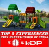 2015 Plastic Material and Outdoor Playground Type Kids Play Equipment Slides (HD15A-025A)