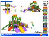 2015 Outdoor Playground Type and Plastic Playground Material Outdoor Playground