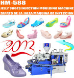 Hm-588 Automatic Rotary Type Jelly Shoes Injection Moulding Machine (Horizontal, 1/2 Color)