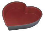 Two Color Silicone Large Heart Muffin Pan & Cake Mould &Bakeware FDA/LFGB (SY1908)