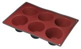 Two Color Silicone 6 Cup Deep Muffin Pan & Cake Mould &Bakeware FDA/LFGB (SY1902)
