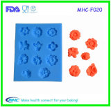 Mhc Magic Decor Edible Silicone Cake Mold with Different Flower Shape