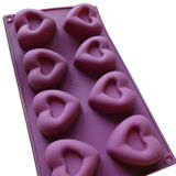Food Grade Heart Silicone Muffin Tray or Silicone Cake Mould (SCM13101)