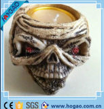 Polyresin Spooky Figurine Skull Candler Holder Burner