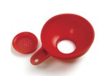 Silicone Wide Mouth Funnel W Strainer