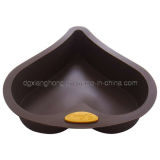 Heart Shape Silicone Cake Mould Passed FDA/Lmgb (XH-011066)