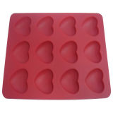 Heart-Shape Silicone Biscuit Mould (XH-011053)
