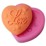 Amazon Vendor Cake Mold Love Heart Decor Silicone Mould Pink