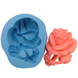 R0417 Flower Rose Silicone Soap Mold