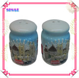 Ceramic London Souvenir Gift, Handpainted Salt & Pepper Shaker
