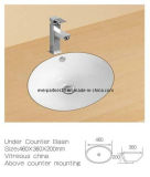 Bathroom Under Counter Ceramic Washbasin with CE Approval