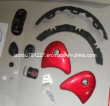 Molds for Red Safety Hat Components