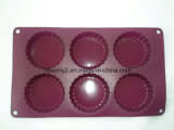 6 Holes Silicone Cake Mould (WLS3031)