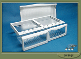 Refrigerator Crisper Pan, Front Bezel and Frame Molds