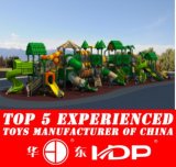 2015 Plastic Material and Outdoor Playground Type Kids Play Equipment Slides (HD15A-024A)