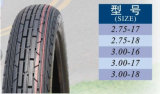 China Size 2.75-18 Tubeless Tyre for Motorcycle