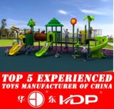 2015 Plastic Material and Outdoor Playground Type Kids Play Equipment Slides (HD15A-030A)