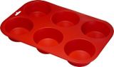 Silicone 6 Cup Muffin Pan & Cake Mould &Bakeware FDA/LFGB (Sy13010