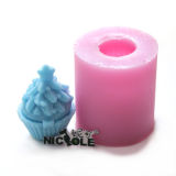 R1441 Cupcake Shape Small Candle Silicone Mold The Pineal Gland