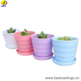 Hot Sale Colorful Plastic Flower Pot Holder
