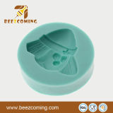 Christmas 3D Old Man-Shped Soap Silicone Mould Decoration
