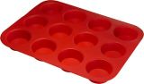 Silicone 12 Cup Muffin Pan & Cake Mould &Bakeware FDA/LFGB (SY1307)