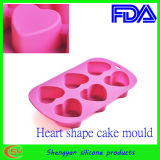 Pink Heart Shape Silicon Cake Mould Bakeware Mold (SY-CM-002)