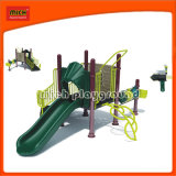Outdoor Playground Playhouse with Slide (1080A)