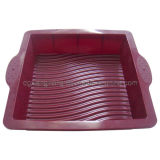 Silicone Square Cake Pan With Handle (XH-011044)