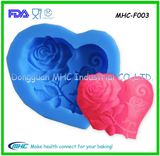 Heart Pattern Silicone Fondant Mold with High Quality