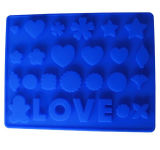 Love Blue Food Grade Silicone Ice Mould (BZ-SM003)